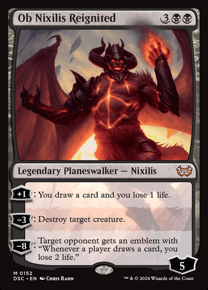 Ob Nixilis Reignited (Commander: Duskmourn: House of Horror) 