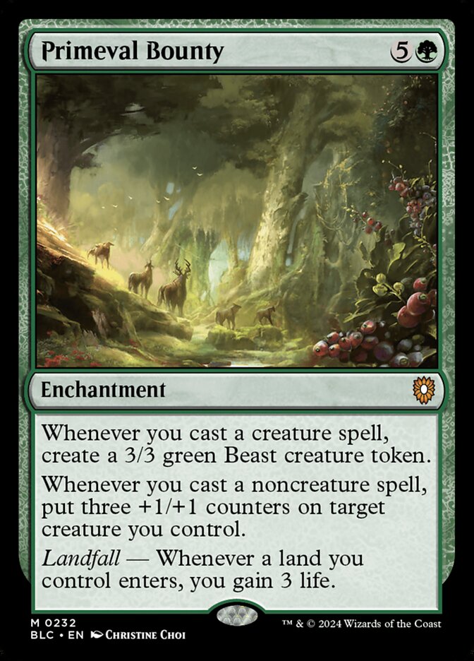 Primeval Bounty (Commander: Bloomburrow) 