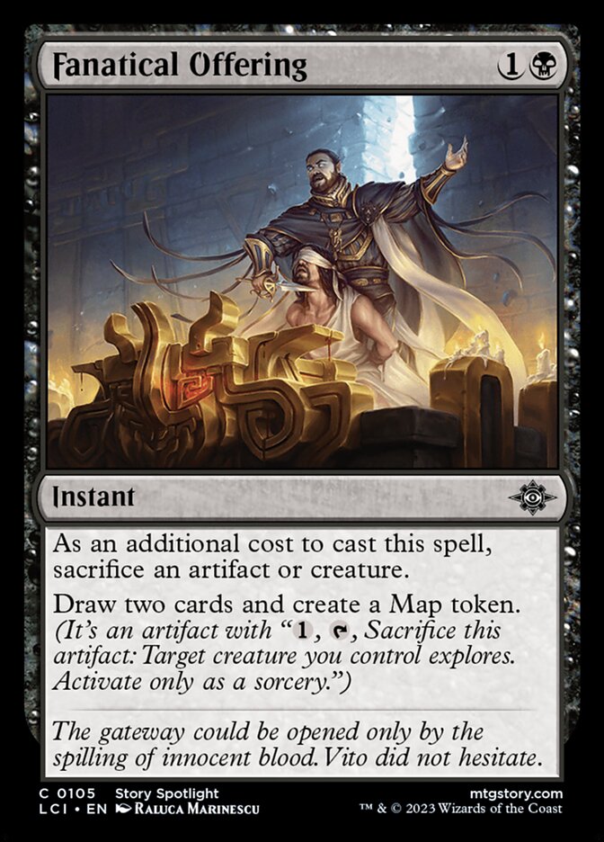 Fanatical Offering (The Lost Caverns of Ixalan) 