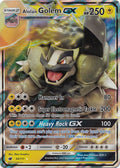 Alolan Golem GX (SM - Crimson Invasion)  - Holofoil