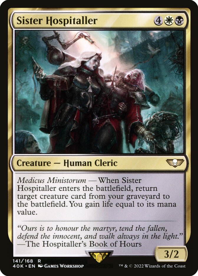 Sister Hospitaller 141 (Universes Beyond: Warhammer 40,000) 