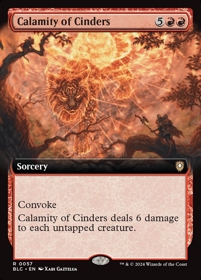 Calamity of Cinders 57 (Commander: Bloomburrow) 