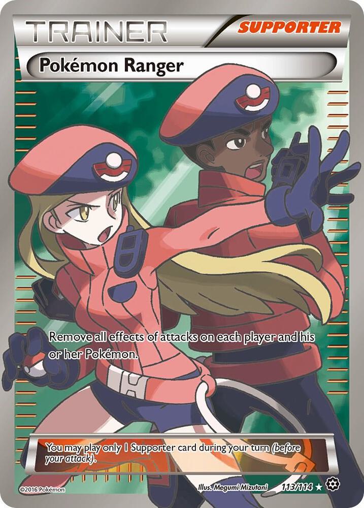 Pokemon Ranger Full Art (XY - Steam Siege)  - Holofoil