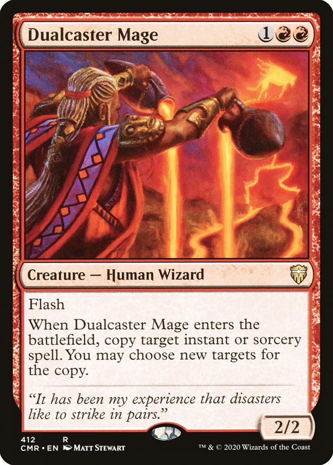 Dualcaster Mage 412 (Commander Legends) 