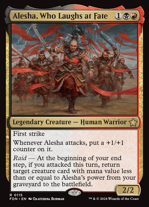 Alesha, Who Laughs at Fate 115 (Foundations) 