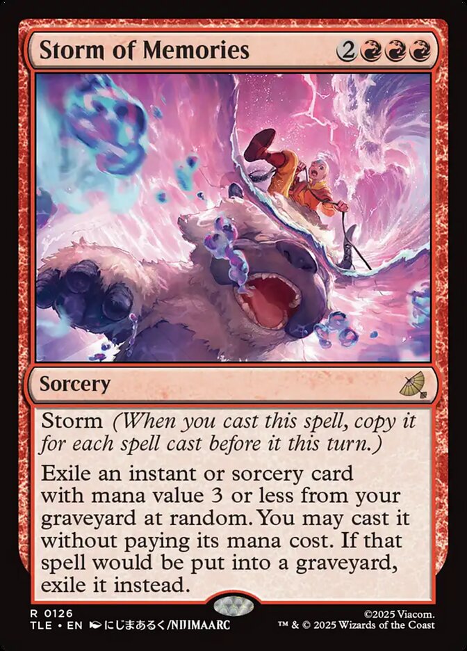 Storm of Memories 126/317 (Avatar: The Last Airbender: Eternal-Legal)  - Foil