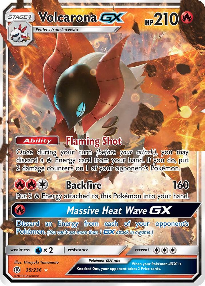Volcarona GX (SM - Cosmic Eclipse)  - Holofoil
