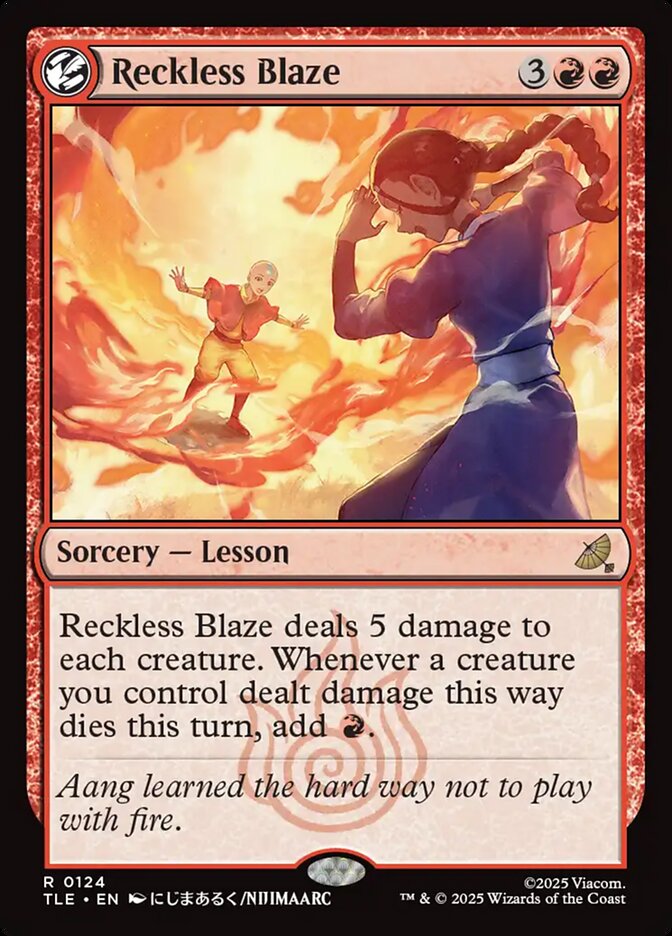 Reckless Blaze 124/317 (Avatar: The Last Airbender: Eternal-Legal)  - Foil