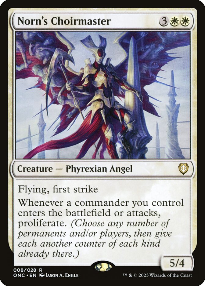 Norn's Choirmaster 8/28 (Commander: Phyrexia: All Will Be One) 