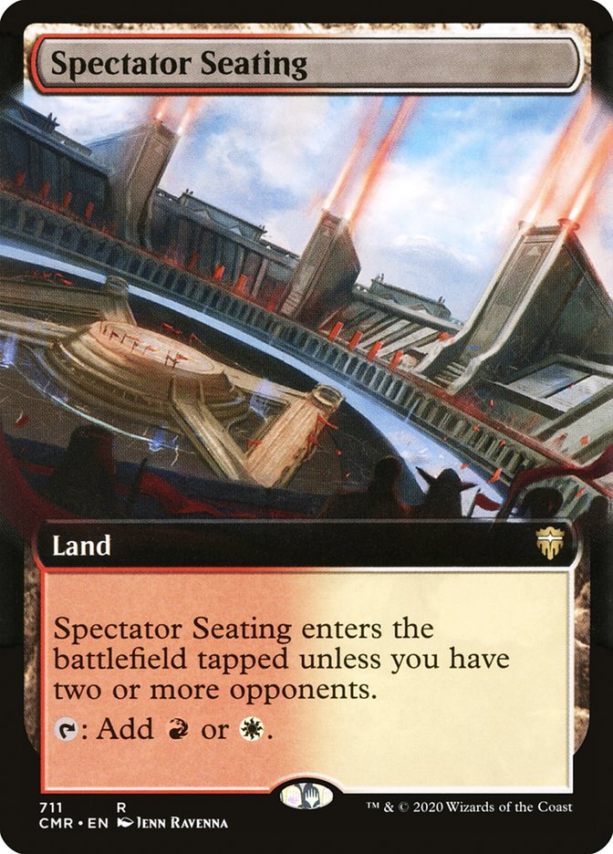 Spectator Seating 711 (Commander Legends)  - Extended Art