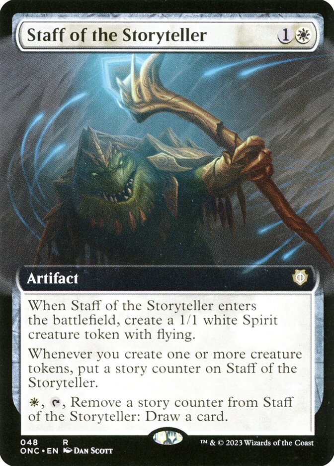 Staff of the Storyteller (Commander: Phyrexia: All Will Be One) 