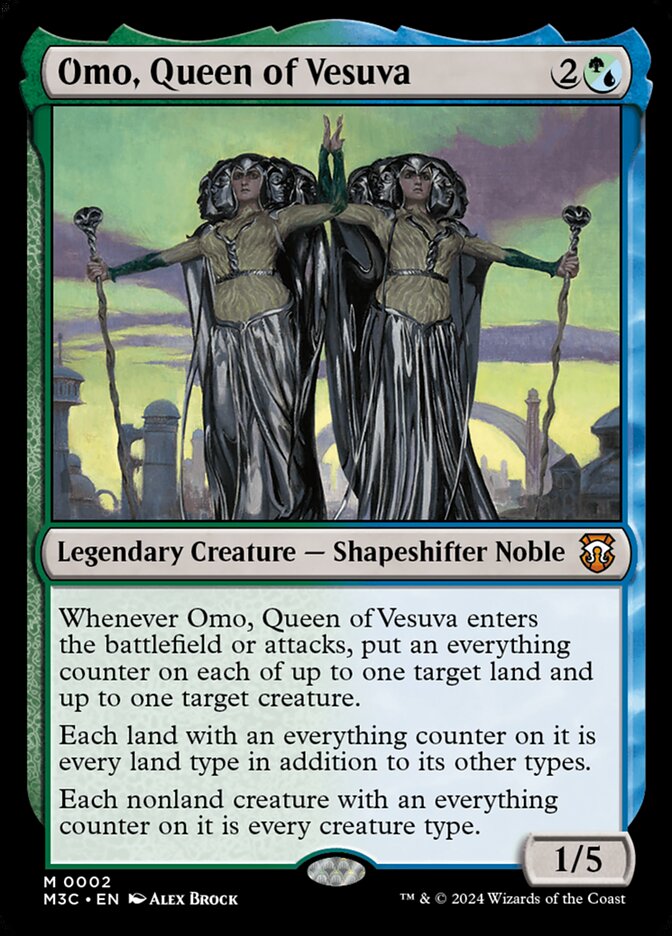 Omo, Queen of Vesuva (Commander: Modern Horizons 3)  - undefined