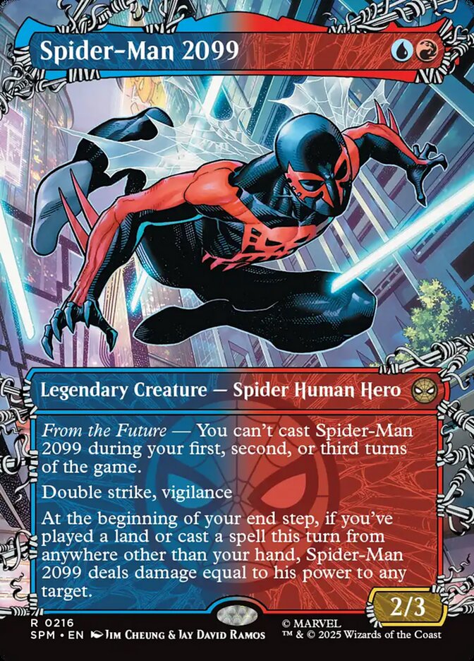 Spider-Man 2099 216 (Marvel's Spider-Man)  - Showcase Foil