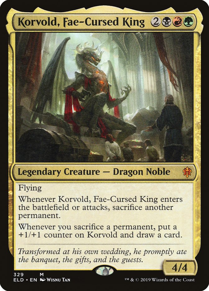 Korvold, Fae-Cursed King (Throne of Eldraine) 