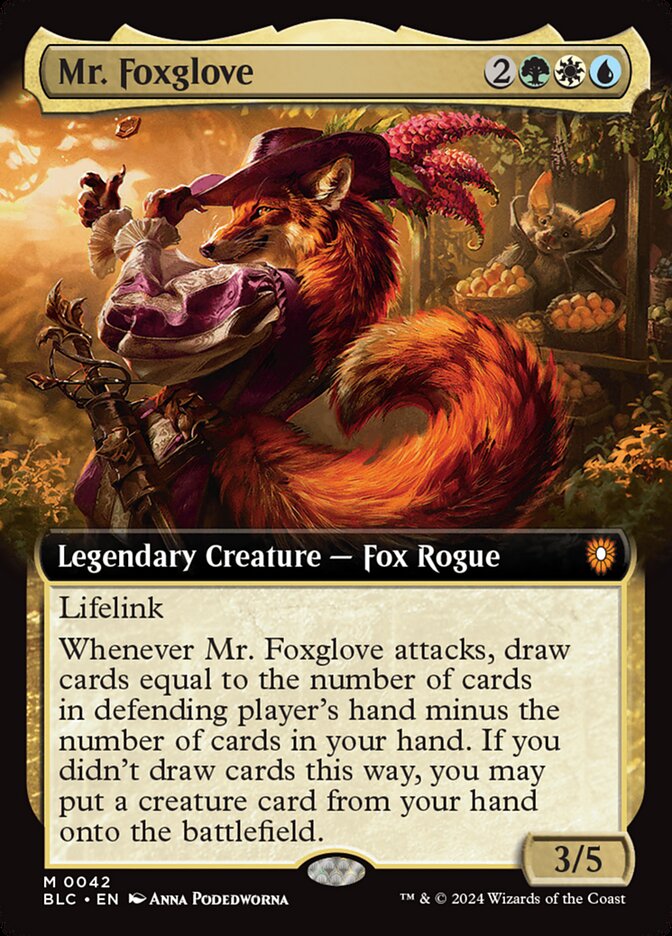 Mr. Foxglove (Commander: Bloomburrow) 