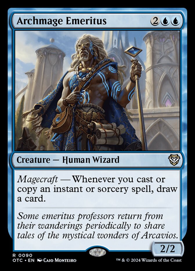 Archmage Emeritus 90/342 (Commander: Outlaws of Thunder Junction) 