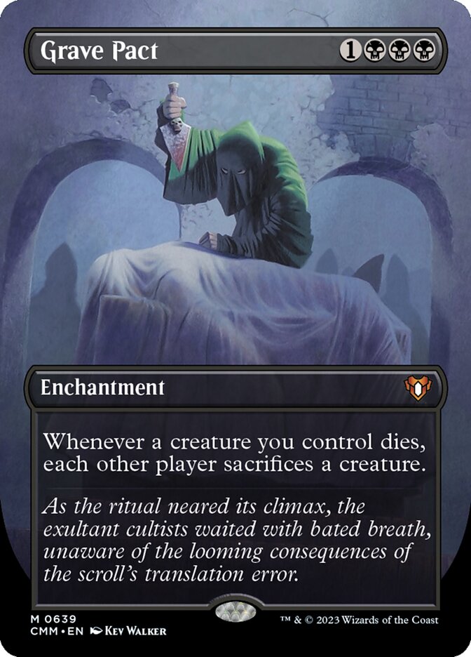 Grave Pact 639 (Commander Masters)  - Borderless