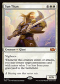Sun Titan (Commander: Tarkir: Dragonstorm) 