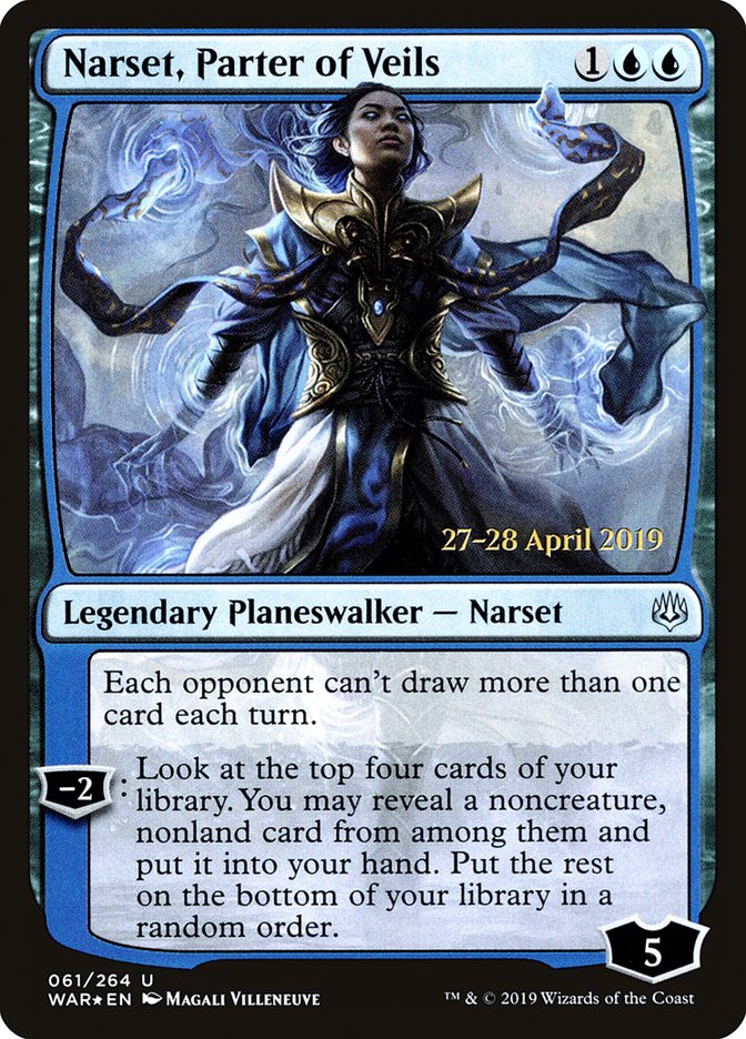 Narset, Parter of Veils 61s/176 (Prerelease Cards)  - Foil