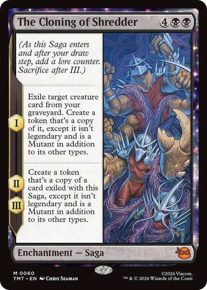 The Cloning of Shredder 60/190 (Teenage Mutant Ninja Turtles)  - Foil