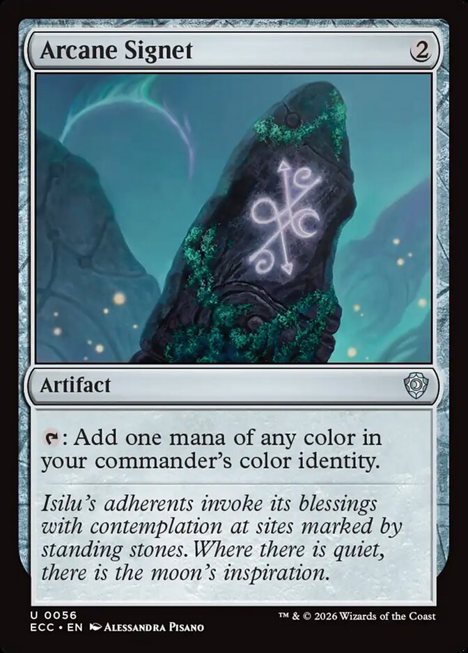 Arcane Signet 56/176 (Commander: Lorwyn Eclipsed) 