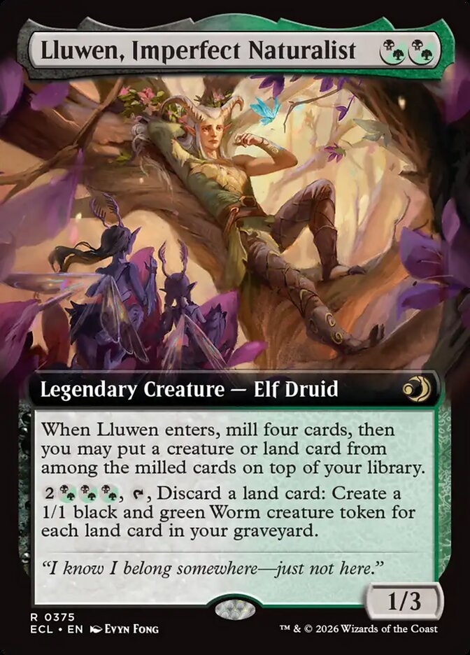Lluwen, Imperfect Naturalist (Lorwyn Eclipsed) 