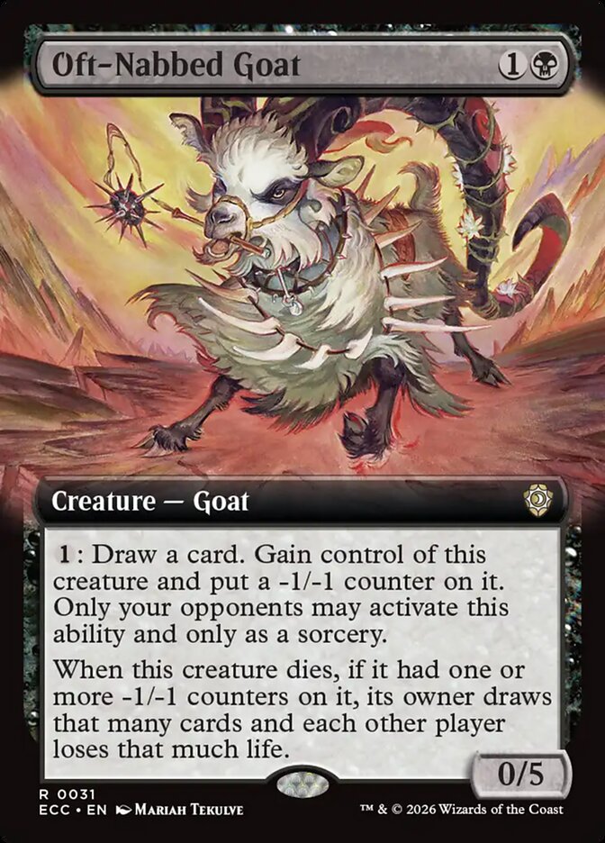Oft-Nabbed Goat (Commander: Lorwyn Eclipsed) 