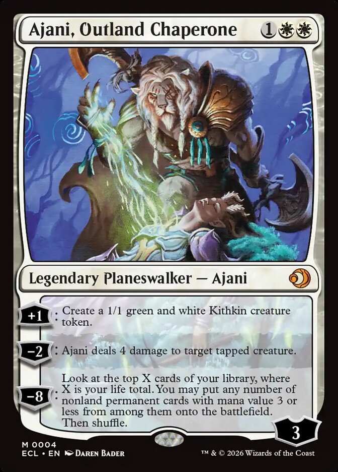Ajani, Outland Chaperone (Lorwyn Eclipsed)  - undefined