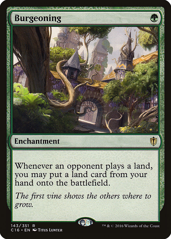 Burgeoning (Commander 2016) 