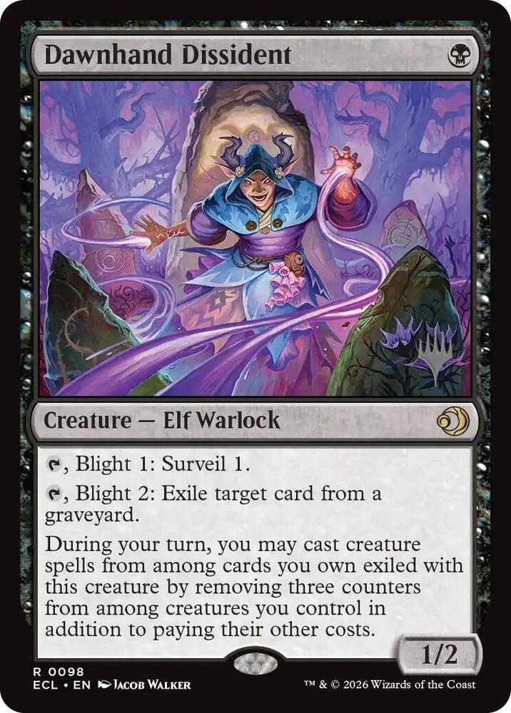 Dawnhand Dissident (Promo Pack: Lorwyn Eclipsed) 