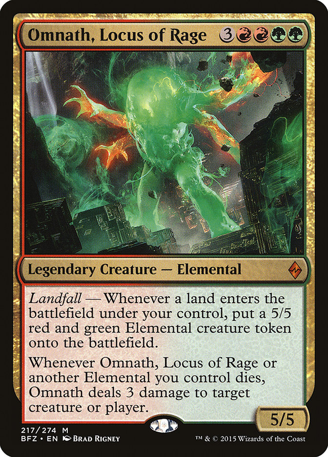 Omnath, Locus of Rage (Battle for Zendikar) 