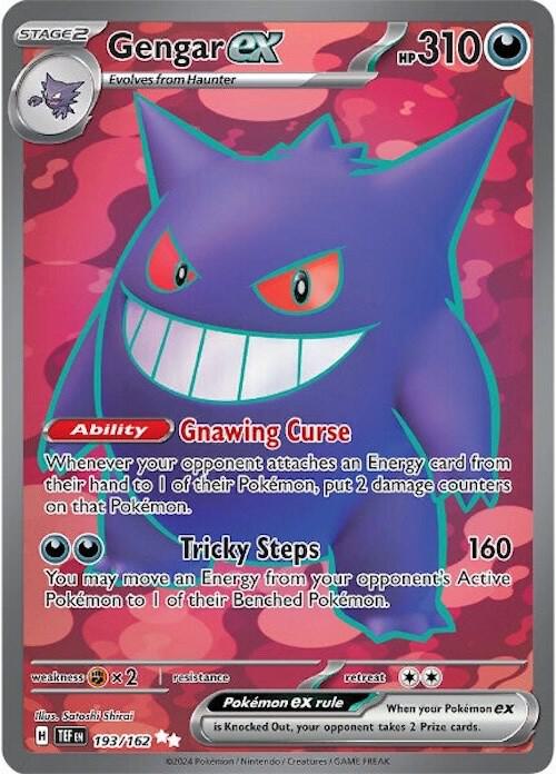 Gengar ex 193 162 (SV05: Temporal Forces)  - Holofoil
