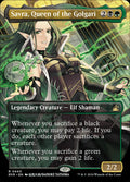 Savra, Queen of the Golgari 440/291 (Ravnica Remastered)  - Borderless Foil