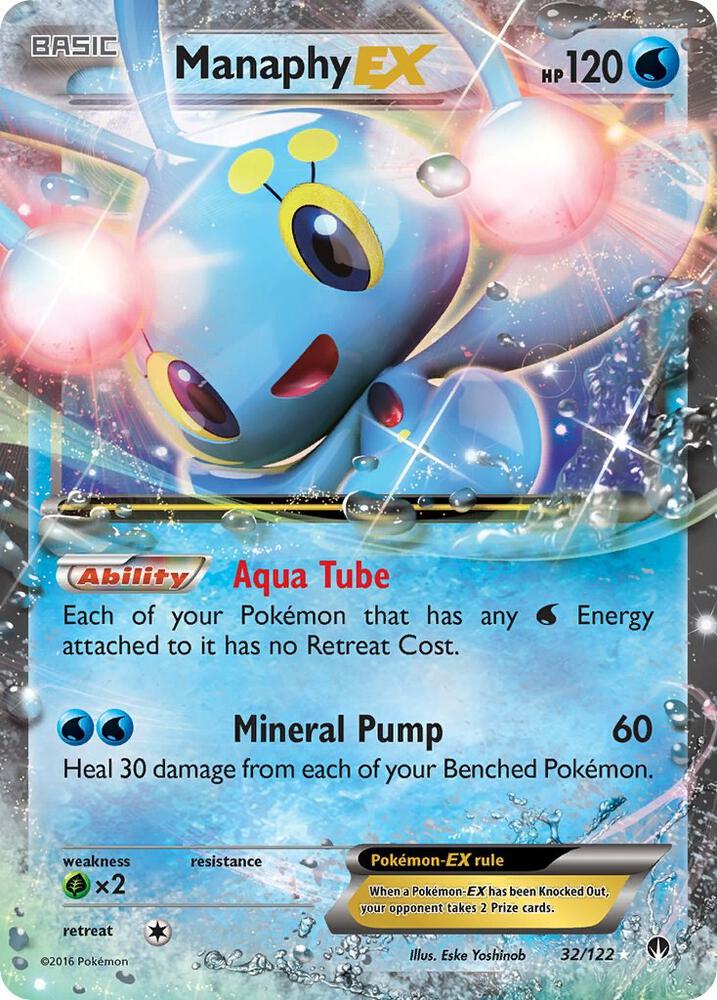 Manaphy EX 32/122 (XY - BREAKpoint)  - Holofoil