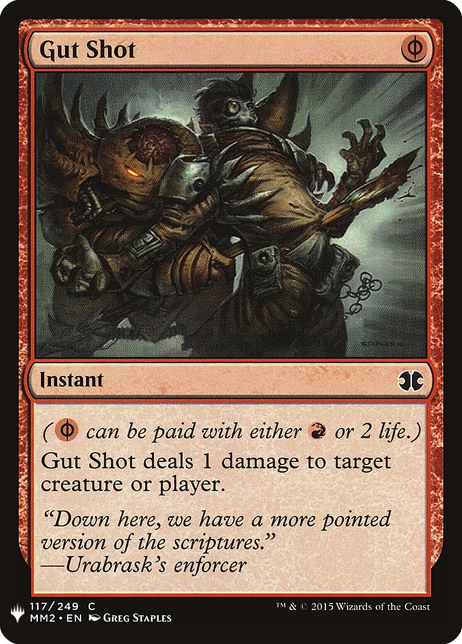 Gut Shot MM2-117/5075 (The List Reprints) 