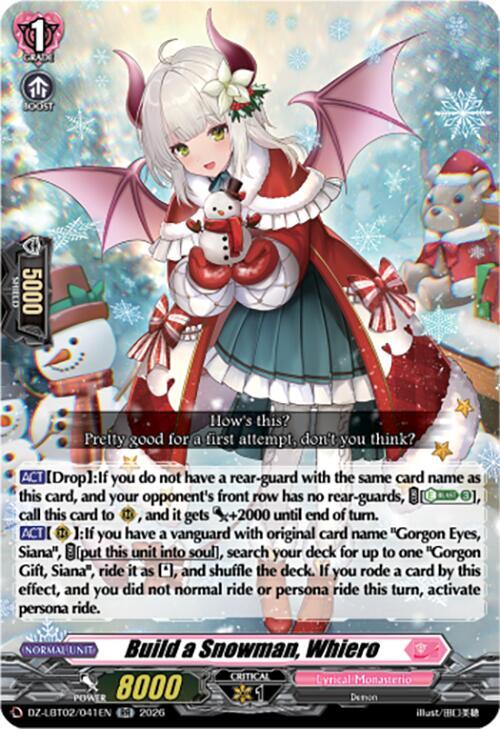 Build a Snowman Whiero (DZ-LBT02: Lyrical Monasterio Season of Wonders) 