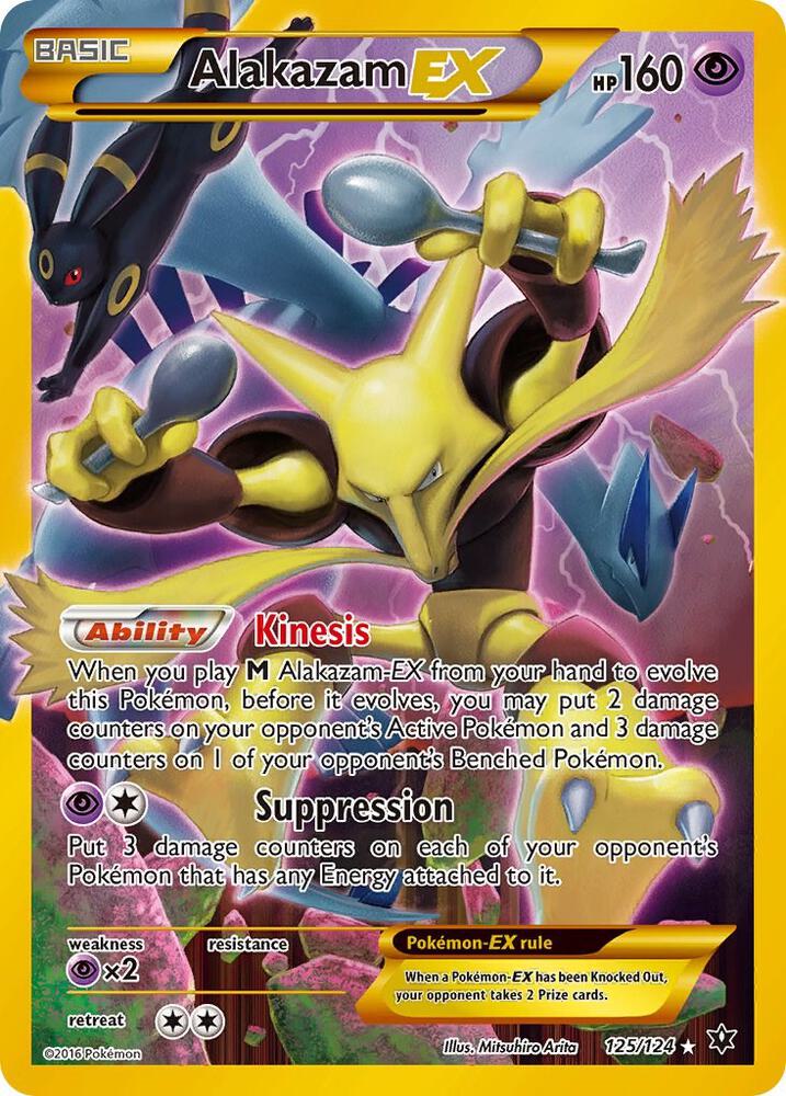 Alakazam EX Secret (XY - Fates Collide)  - Holofoil