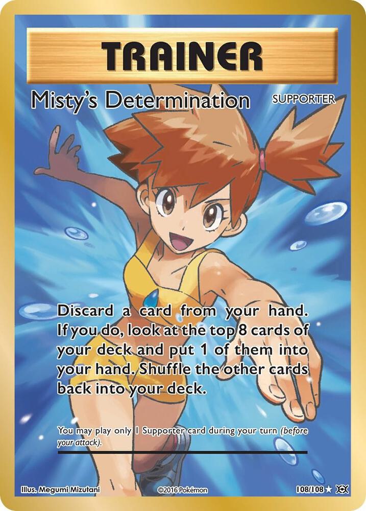 Misty's Determination Full Art 108/108 (XY - Evolutions)  - Holofoil