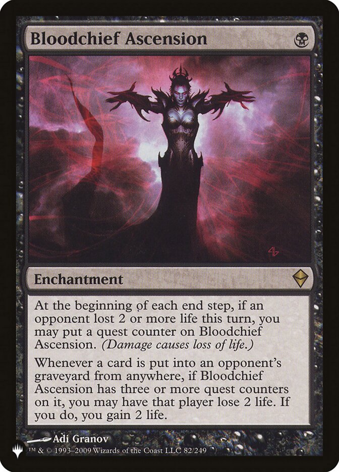 Bloodchief Ascension (The List Reprints) 
