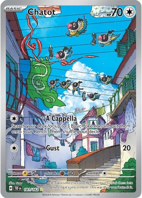 Chatot 181 162 (SV05: Temporal Forces)  - Holofoil