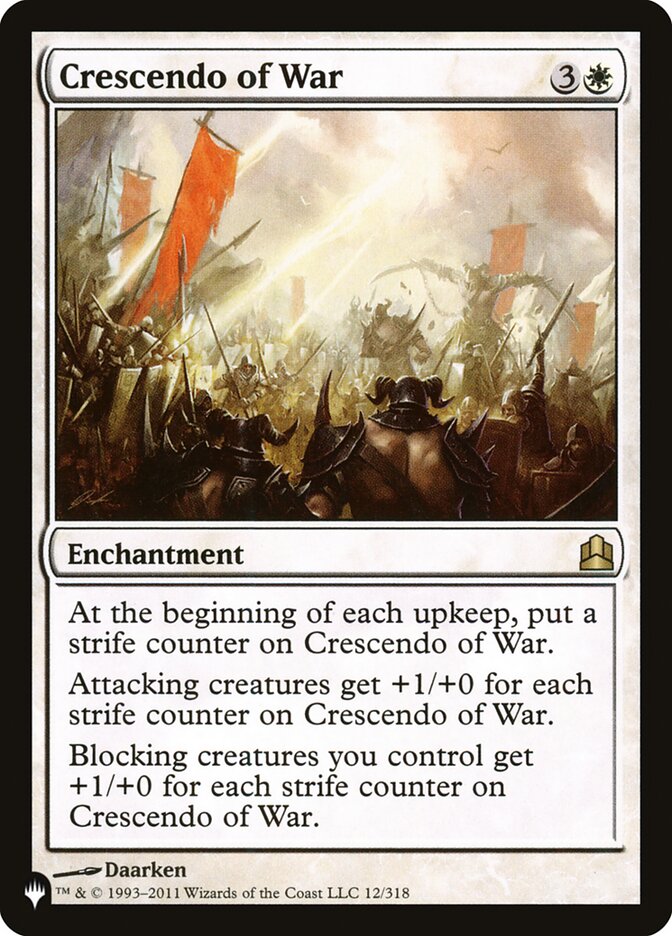 Crescendo of War (The List Reprints) 