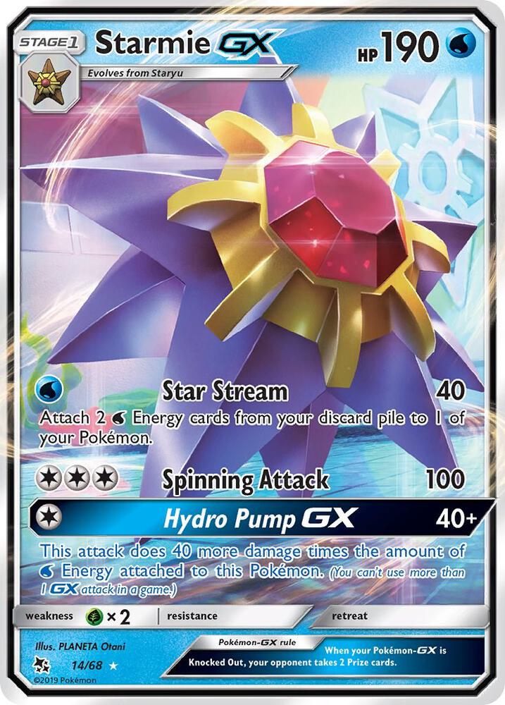 Starmie GX (Hidden Fates)  - Holofoil