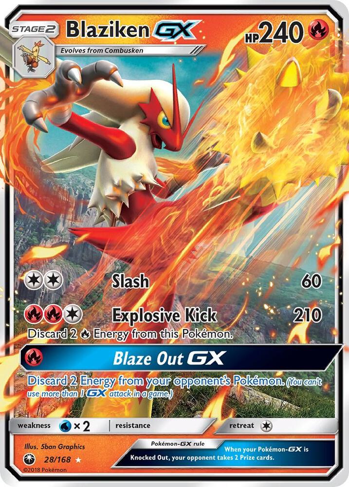 Blaziken GX (SM - Celestial Storm)  - Holofoil