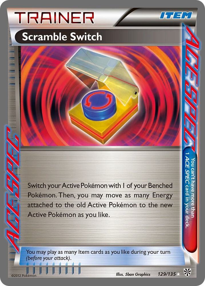 Scramble Switch 129/135 (Plasma Storm)  - Holofoil