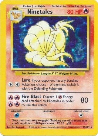 Ninetales 012/102 (Base Set)  - Holofoil