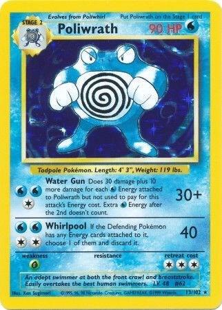 Poliwrath 013/102 (Base Set)  - Holofoil