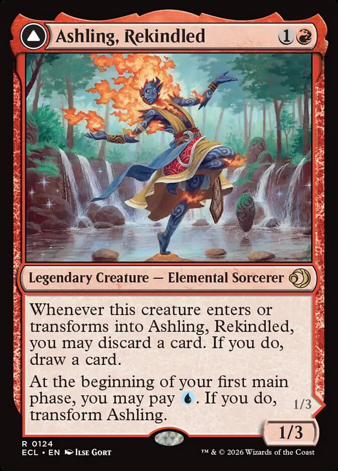 Ashling, Rekindled // Ashling, Rimebound (Lorwyn Eclipsed) 