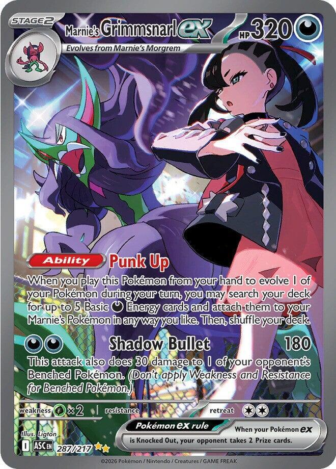 Marnies Grimmsnarl ex (ME: Ascended Heroes)  - Holofoil