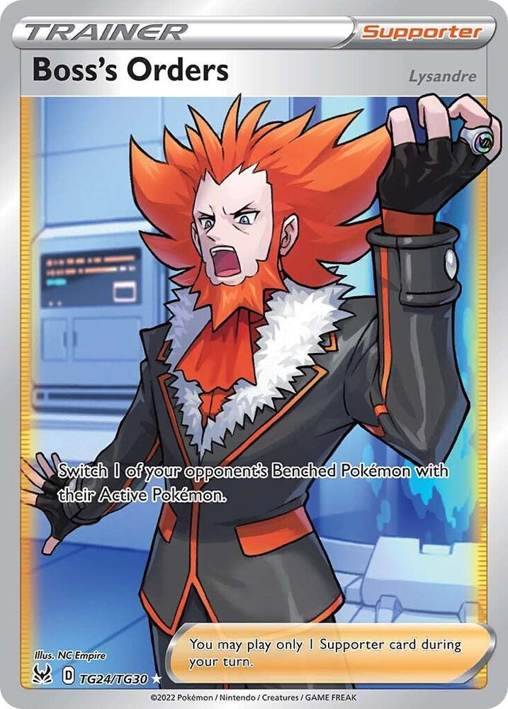 Boss's Orders TG24/TG30 (SWSH11: Lost Origin Trainer Gallery)  - Holofoil