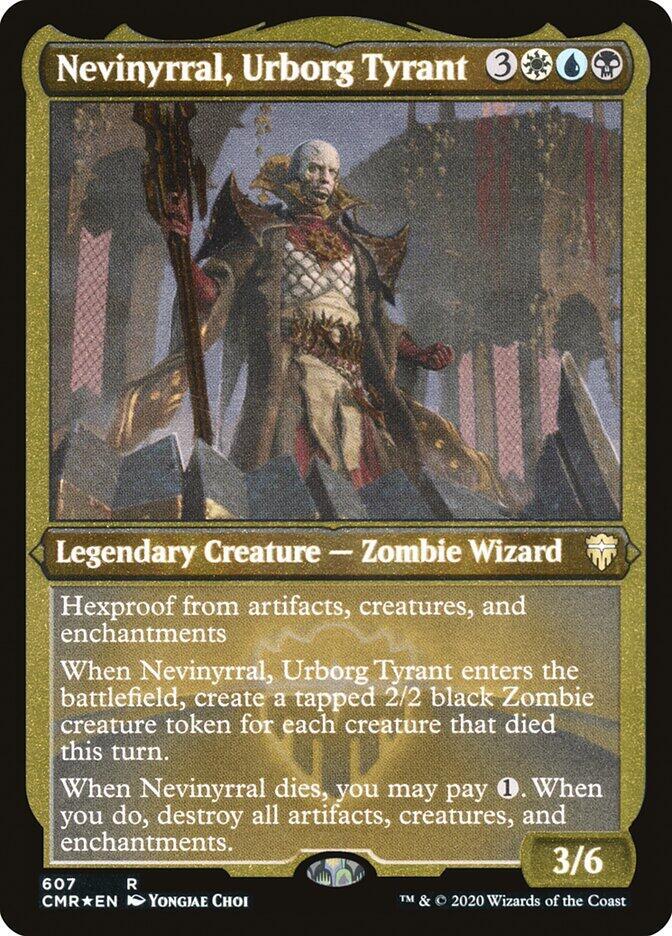 Nevinyrral Urborg Tyrant Foil Etched (Commander Legends)  - undefined